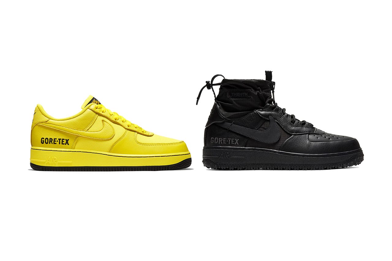 yellow air force 1 gore tex