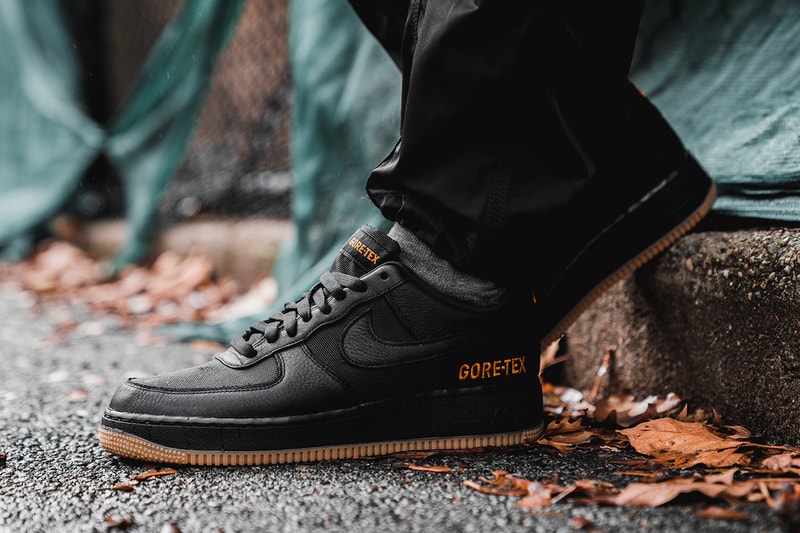 Nike Air Force 1 Low High GORE TEX Closer Look Black White Release Info Date Buy Black White CK2630-200 Medium Olive Sequoia Gold Phantom
