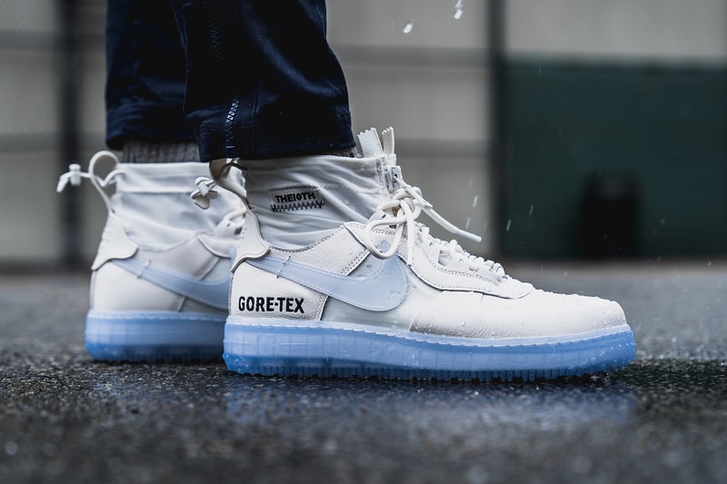 Nike Air Force 1 Low High GORE TEX Closer Look Black White Release Info Date Buy Black White CK2630-200 Medium Olive Sequoia Gold Phantom