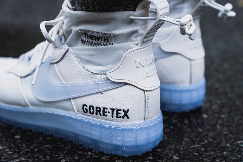 Nike Air Force 1 Low High GORE TEX Closer Look Black White Release Info Date Buy Black White CK2630-200 Medium Olive Sequoia Gold Phantom