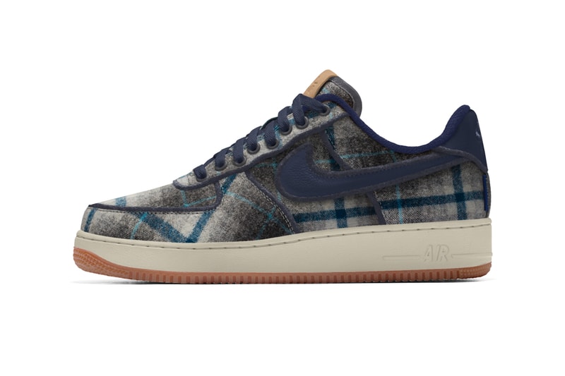 Nike Air Force 1 Low Pendleton By You react element 55 air max 90 air max 270 react shoes footwear sneakers wool fabrics customize