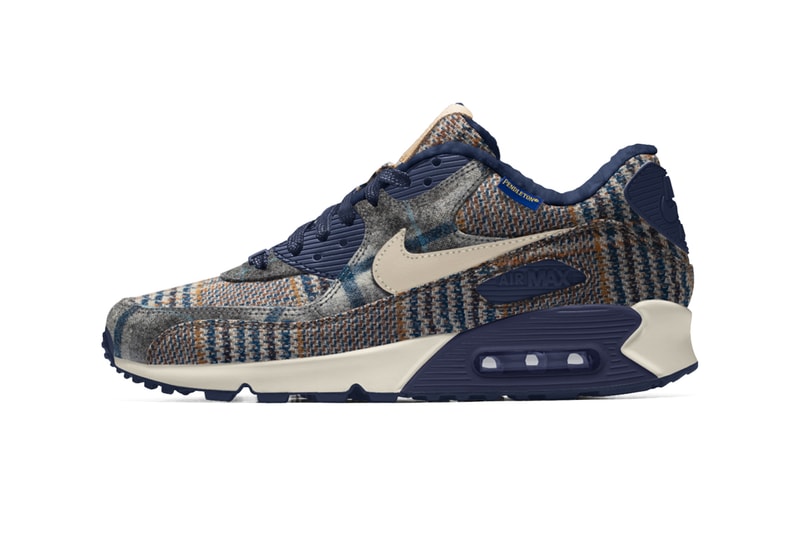 Nike Air Force 1 Low Pendleton By You react element 55 air max 90 air max 270 react shoes footwear sneakers wool fabrics customize