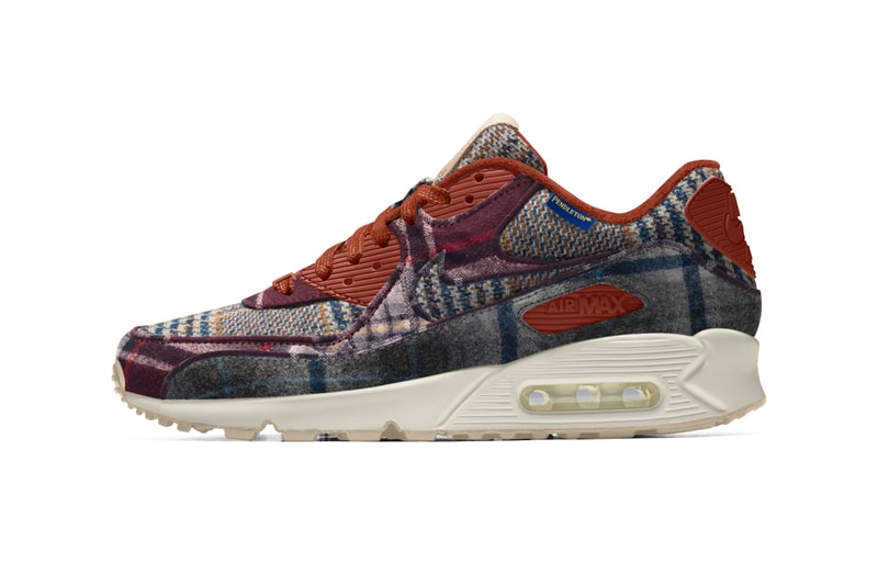 Nike Air Force 1 Low Pendleton By You react element 55 air max 90 air max 270 react shoes footwear sneakers wool fabrics customize