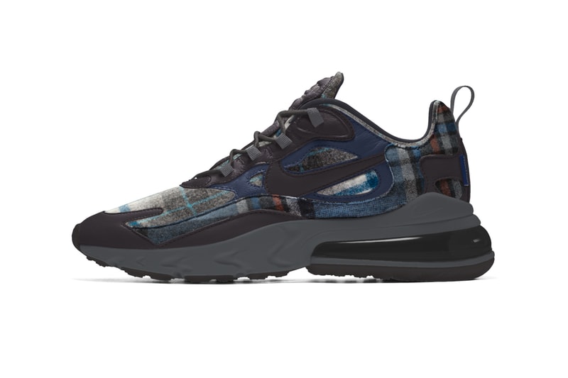 Nike Air Force 1 Low Pendleton By You react element 55 air max 90 air max 270 react shoes footwear sneakers wool fabrics customize
