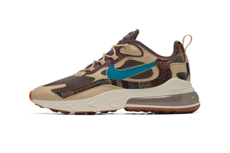 Nike Air Force 1 Low Pendleton By You react element 55 air max 90 air max 270 react shoes footwear sneakers wool fabrics customize