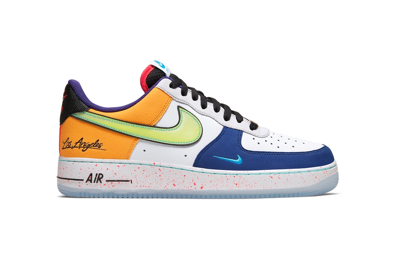 nike air force 1 low what the la los angeles lakers clippers angels rams dodgers chargers kings release date info photos ct1117 100