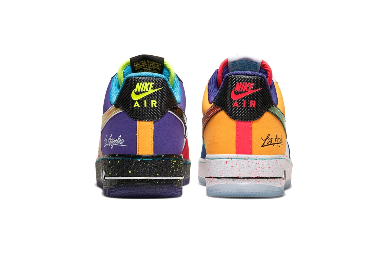 nike air force 1 low what the la los angeles lakers clippers angels rams dodgers chargers kings release date info photos ct1117 100