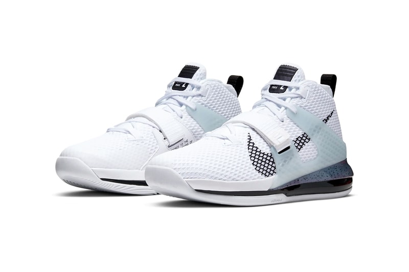 Nike Air Force Max II White/Black AV6243-100 Basketball sneaker ice blue swoosh