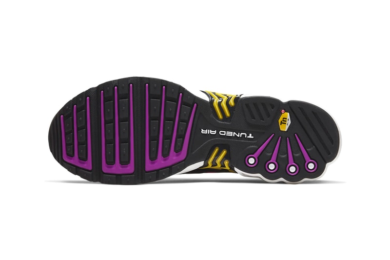 Nike Air Max Plus 3 Dynamic Yellow Hyper Violet sneakers shoes footwear runners trainers tuned air technology CJ9684 003 Pink Blast black