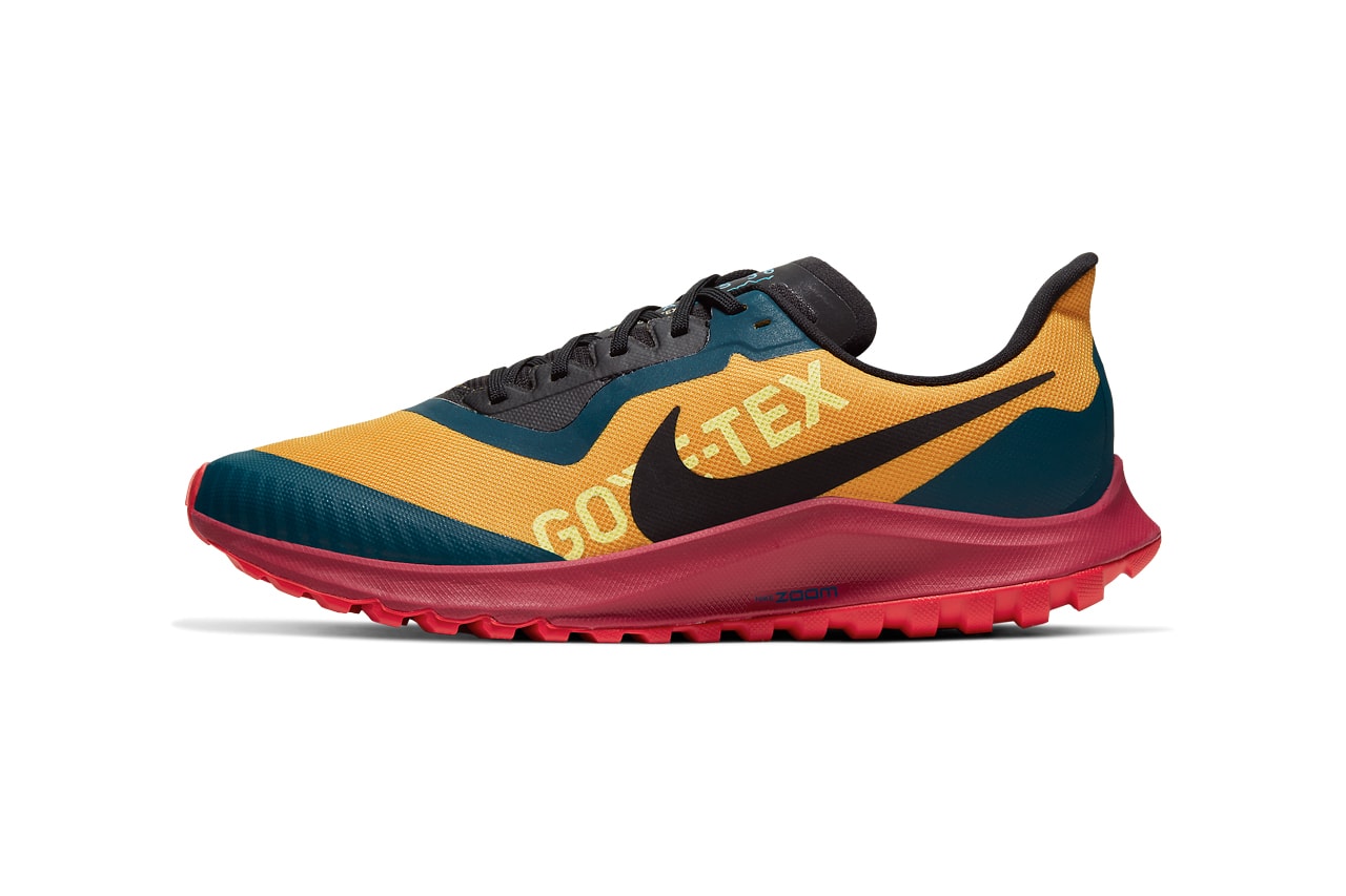 nike air zoom pegasus 36 trail CT9137 700 University Gold Noble Red Midnight Turquoise Black