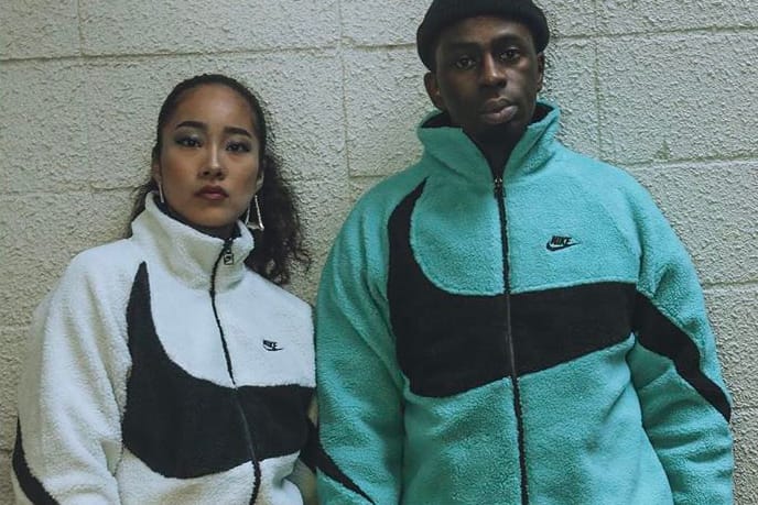 nike jacket big logo