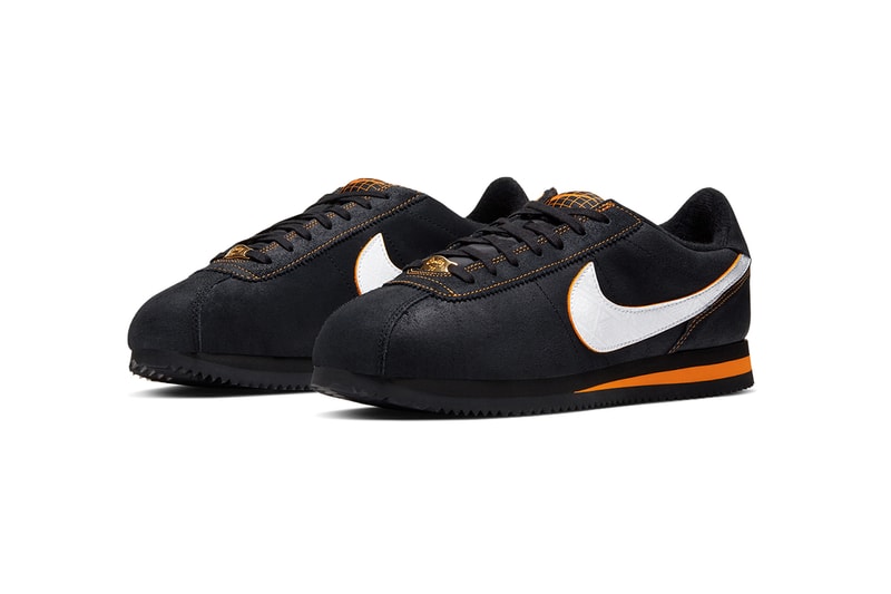 Nike Cortez Basic Leather SE "Day of the Dead" Release Information Halloween Special Edition Limited Black White University Red Patterns Día de Muertos Skull Design 