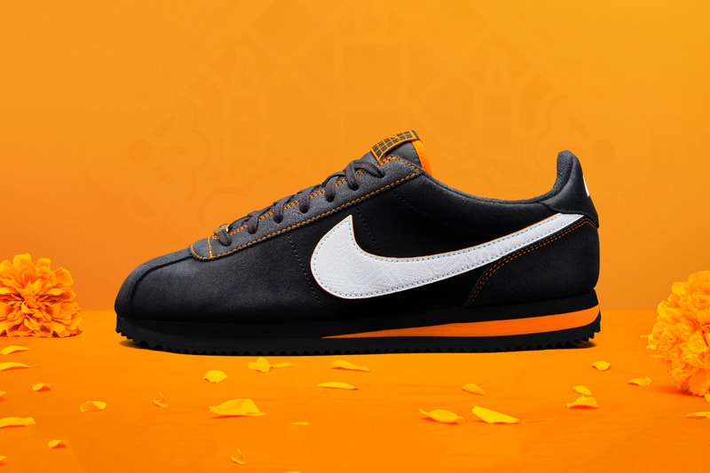 nike day of the dead dia de los muertos halloween air force 1 max 95 cortez black orange white green