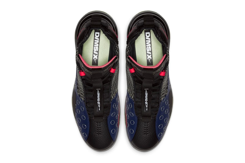 Nike D/MS/X Air Max 720 Waves Blue Void / Black white wolf grey shoes sneakers runners trainers footwear custom deconstruction reconstruction