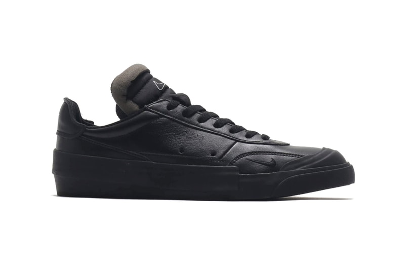 Nike Drop-Type LX Premium "Black/White" Release Information Footwear Swoosh Brand Sneakers Drop Cop Online atmos Tokyo PRM Leather Court Shoe First Look Japan N. 354