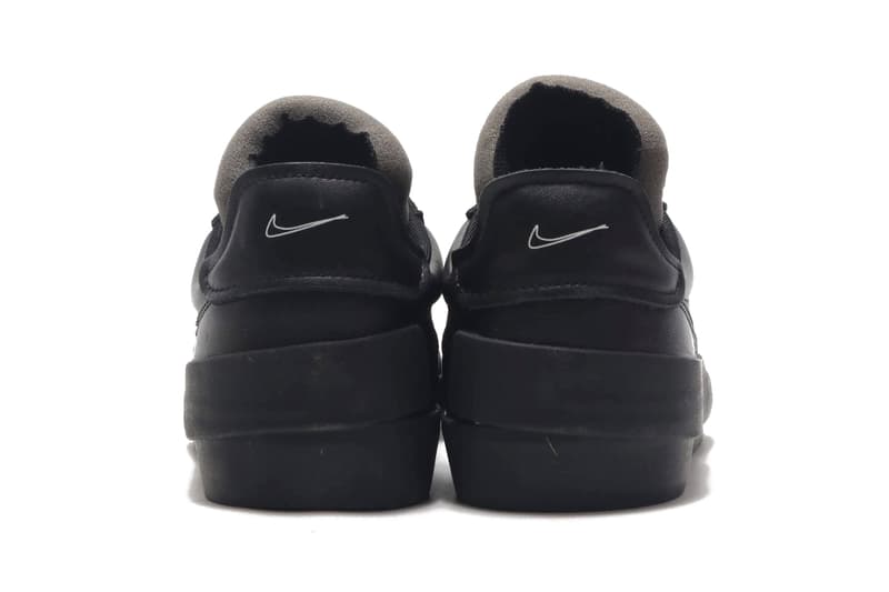 Nike Drop-Type LX Premium "Black/White" Release Information Footwear Swoosh Brand Sneakers Drop Cop Online atmos Tokyo PRM Leather Court Shoe First Look Japan N. 354