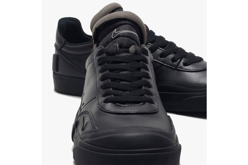 Nike Drop-Type LX Premium "Black/White" Release Information Footwear Swoosh Brand Sneakers Drop Cop Online atmos Tokyo PRM Leather Court Shoe First Look Japan N. 354