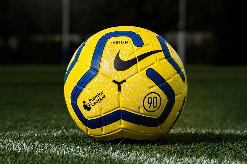 Nike Football Hi-Vis Merlin Premier League Match Ball release information winter total 90 recreation limited edition buy cop purchase order details