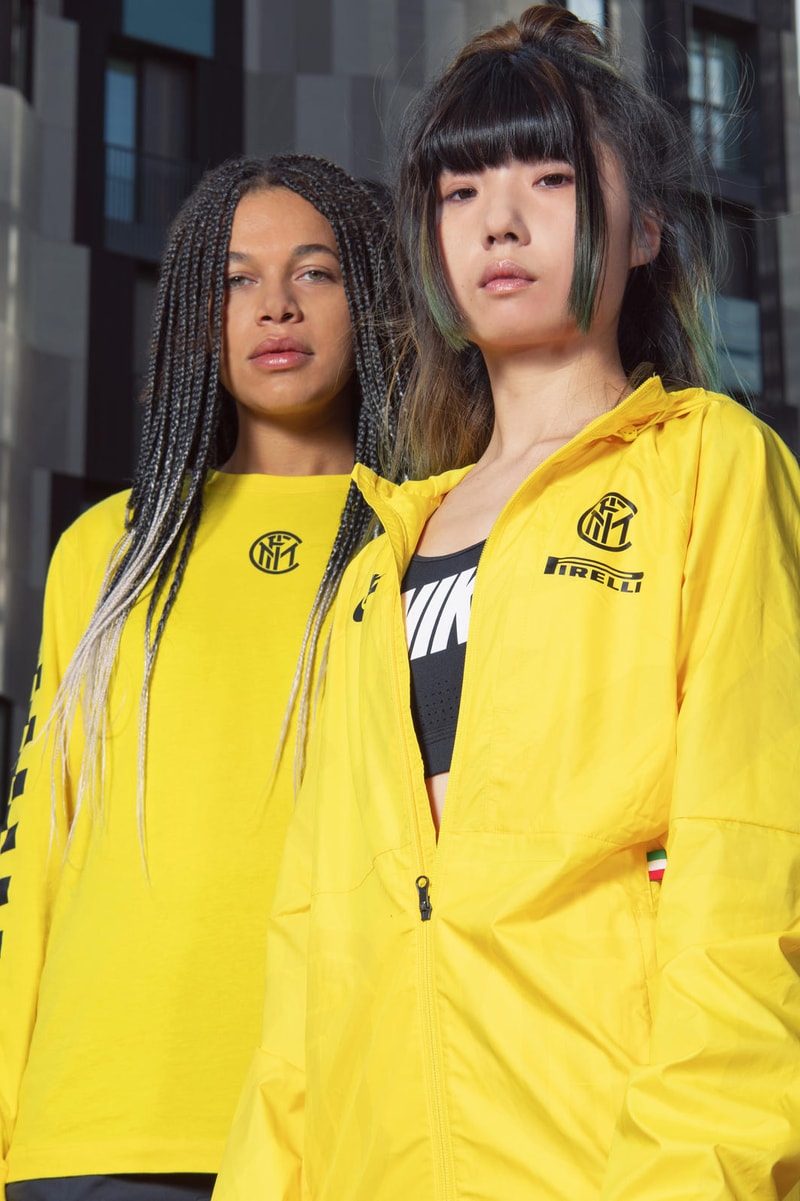Nike Debuts Inter Milan x Pirelli Racing Collection lookbooks f1 formula one race cars racetracks football soccer collaborations
