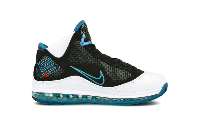 nike lebron james 7 red carpet white black red aqua le bron cu5133 100 colorway release date buy october 2019 29