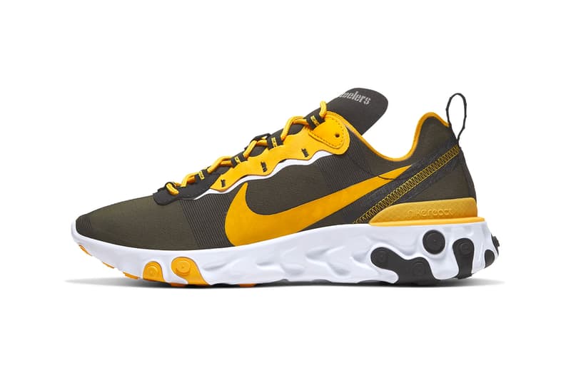 Nike React Element 55 NFL Pack ck4801-400 Release shoes kicks footwear National Football League