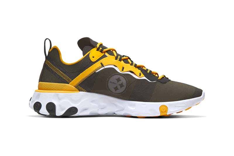 Nike React Element 55 NFL Pack ck4801-400 Release shoes kicks footwear National Football League