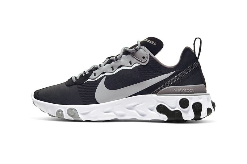 Nike React Element 55 NFL Pack ck4801-400 Release shoes kicks footwear National Football League