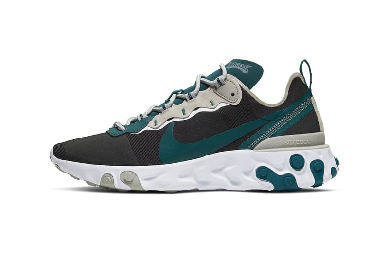 Nike React Element 55 NFL Pack ck4801-400 Release shoes kicks footwear National Football League