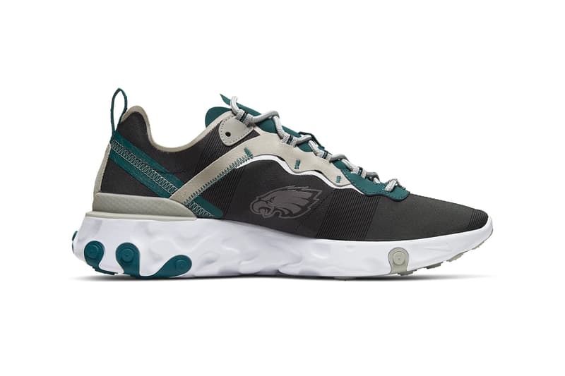 Nike React Element 55 NFL Pack ck4801-400 Release shoes kicks footwear National Football League