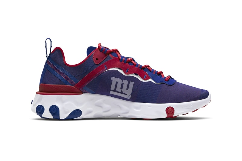Nike React Element 55 NFL Pack ck4801-400 Release shoes kicks footwear National Football League 