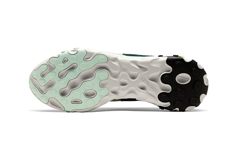 nike react sertu faded spruce gunsmoke bicoastal green ponyhair colorway sneakers release date information 
