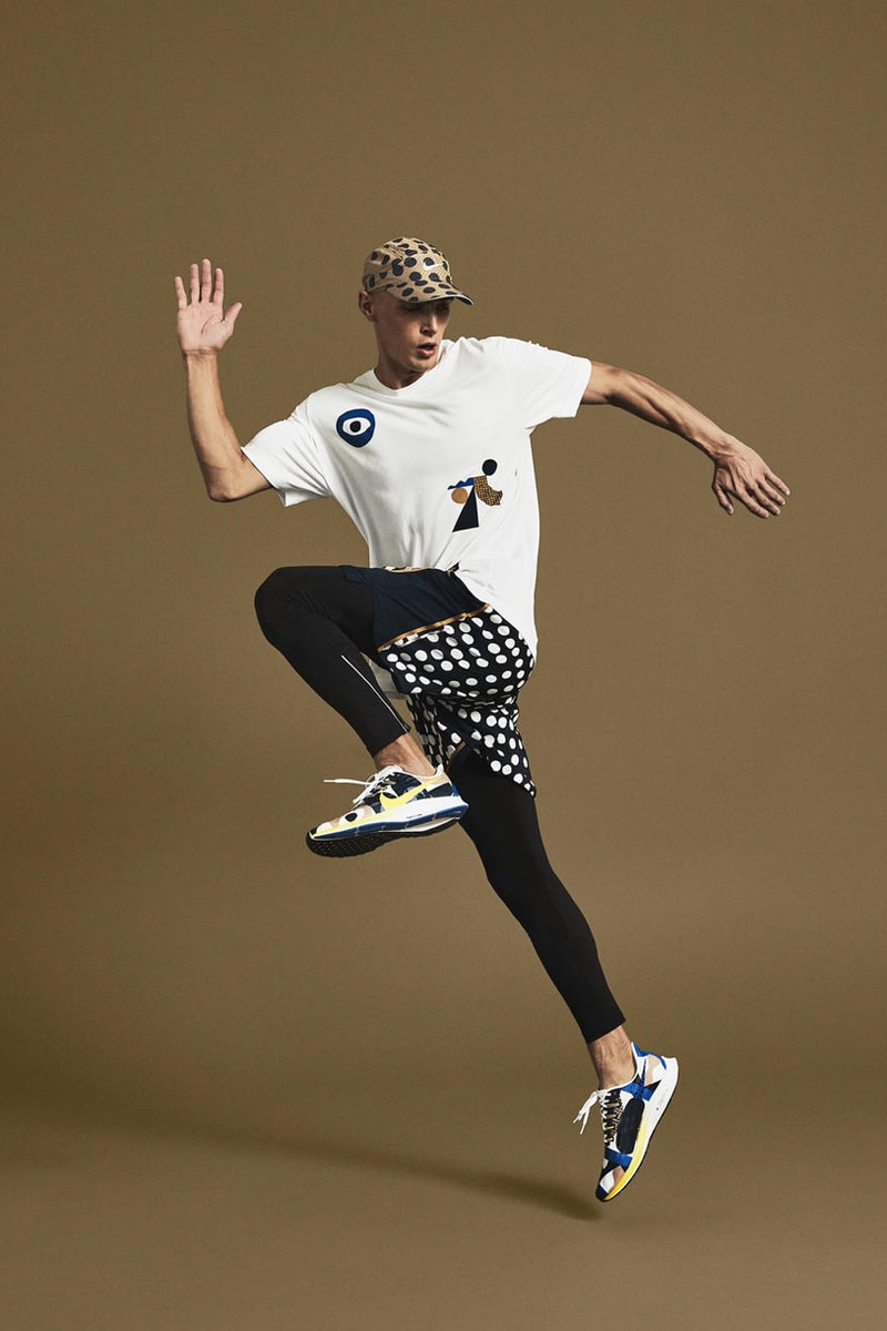 Cody Hudson Nike Running Shoes Zoom Pegasus 36 Epic React Flyknit Blue White Brown Yellow White Black Polka Dots 