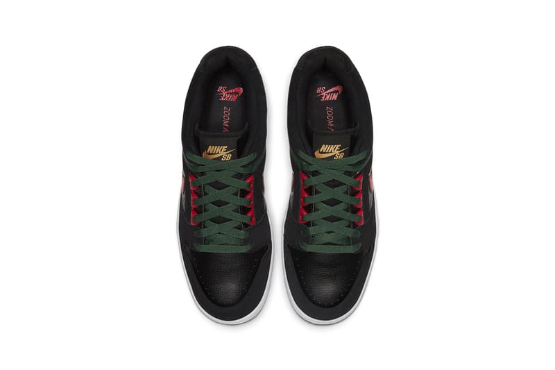 nike sb air force 2 low gucci green red black AO0300 002 release info date photos colorway