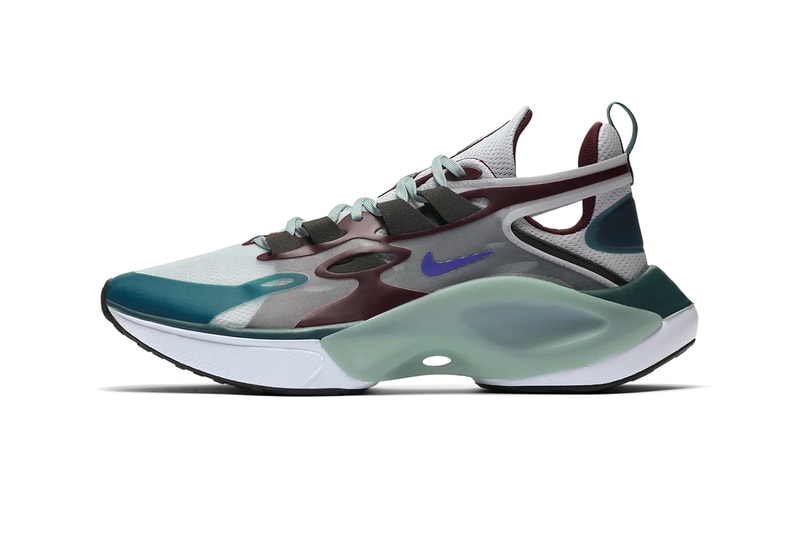 Nike Signal D MS X Pure Platinum Ocean Cube Atmosphere Gray Cool AT5303 003 004 sneakers footwear shoes bikes cars swoosh total orange