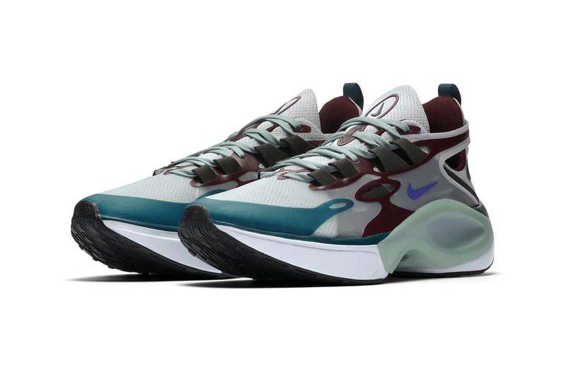 Nike Signal D MS X Pure Platinum Ocean Cube Atmosphere Gray Cool AT5303 003 004 sneakers footwear shoes bikes cars swoosh total orange