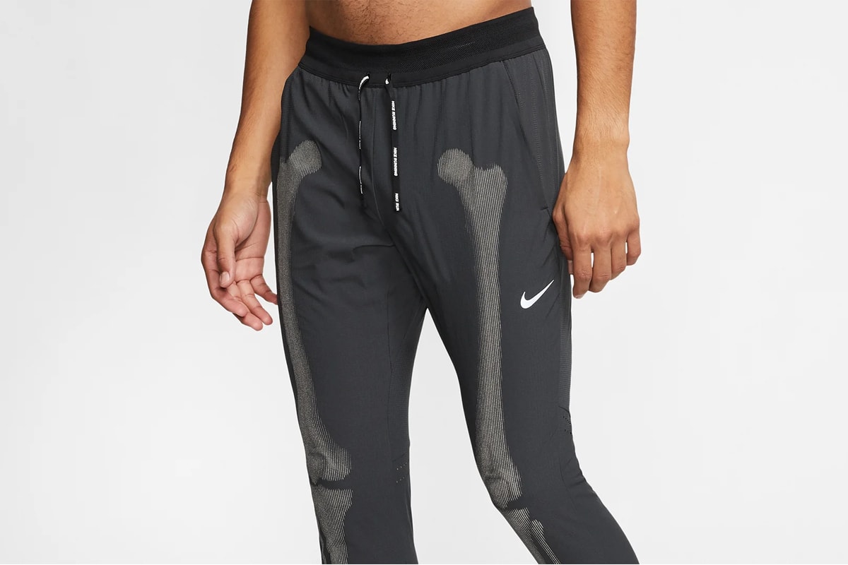 Nike NRG Skeleton Bones Dri-Fit Running Pants 3M Sz Medium Joggers CD6403  010