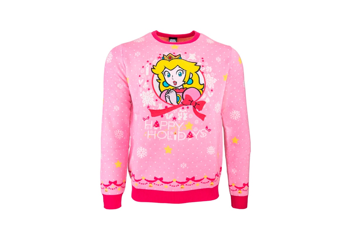 Nintendo Official Christmas Sweaters pikachu mario luigi bowser princess peach charmander squirtle bulbasaur jumpers geek store
