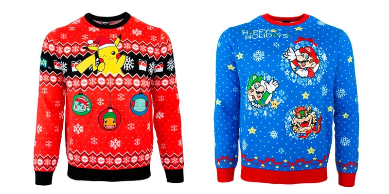 Nintendo Official Christmas Sweaters 