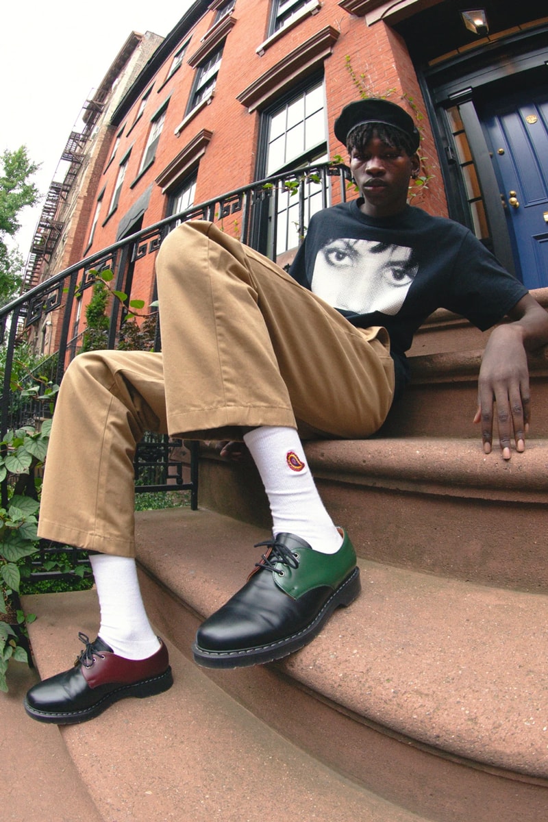 noah solovair gibson shoe tri color black green red doc martens