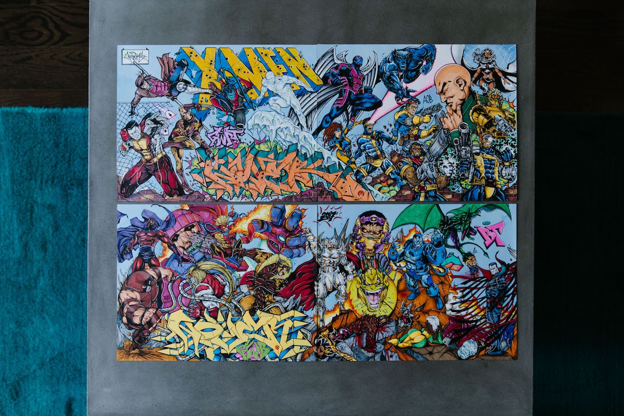 pen and paper nover interview graffiti street art kaws art collector contemporary art acrylic paintings