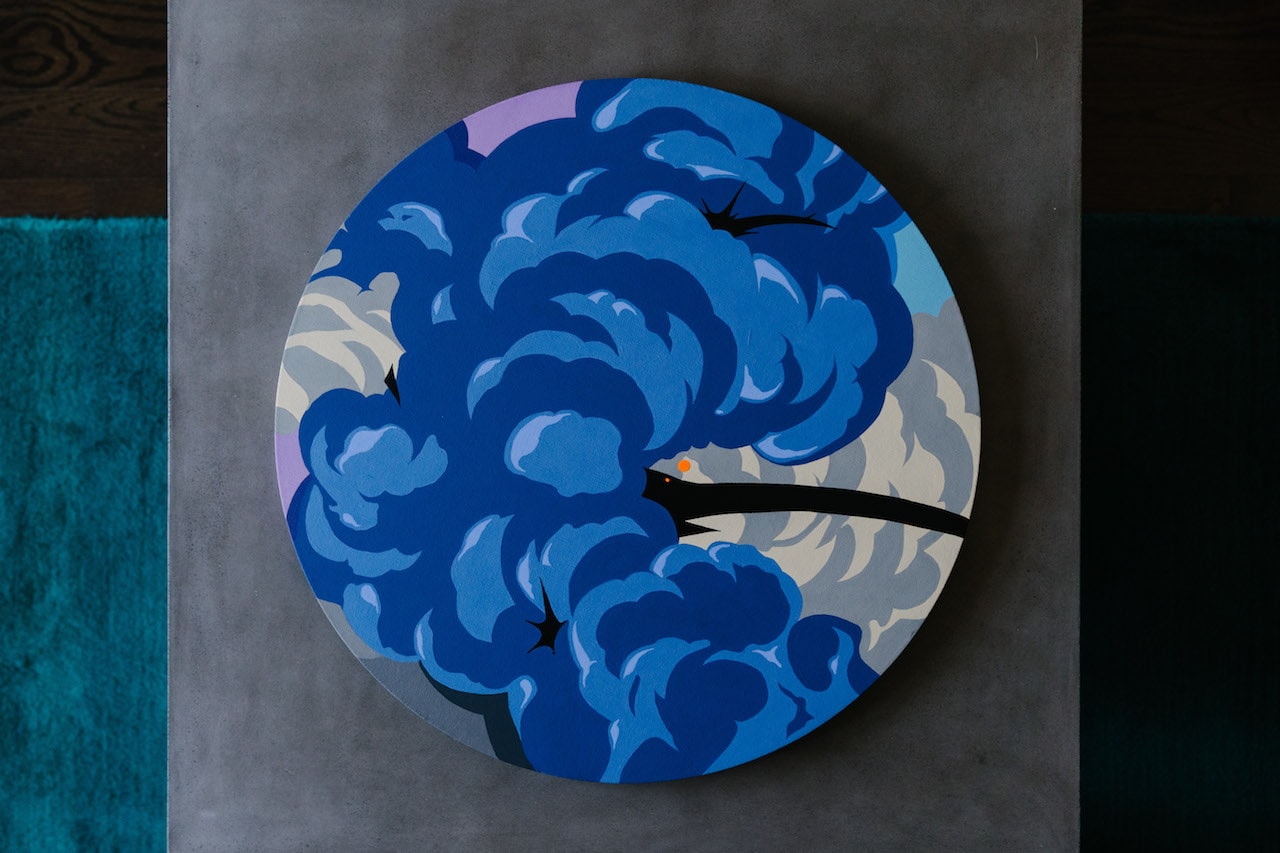 pen and paper nover interview graffiti street art kaws art collector contemporary art acrylic paintings