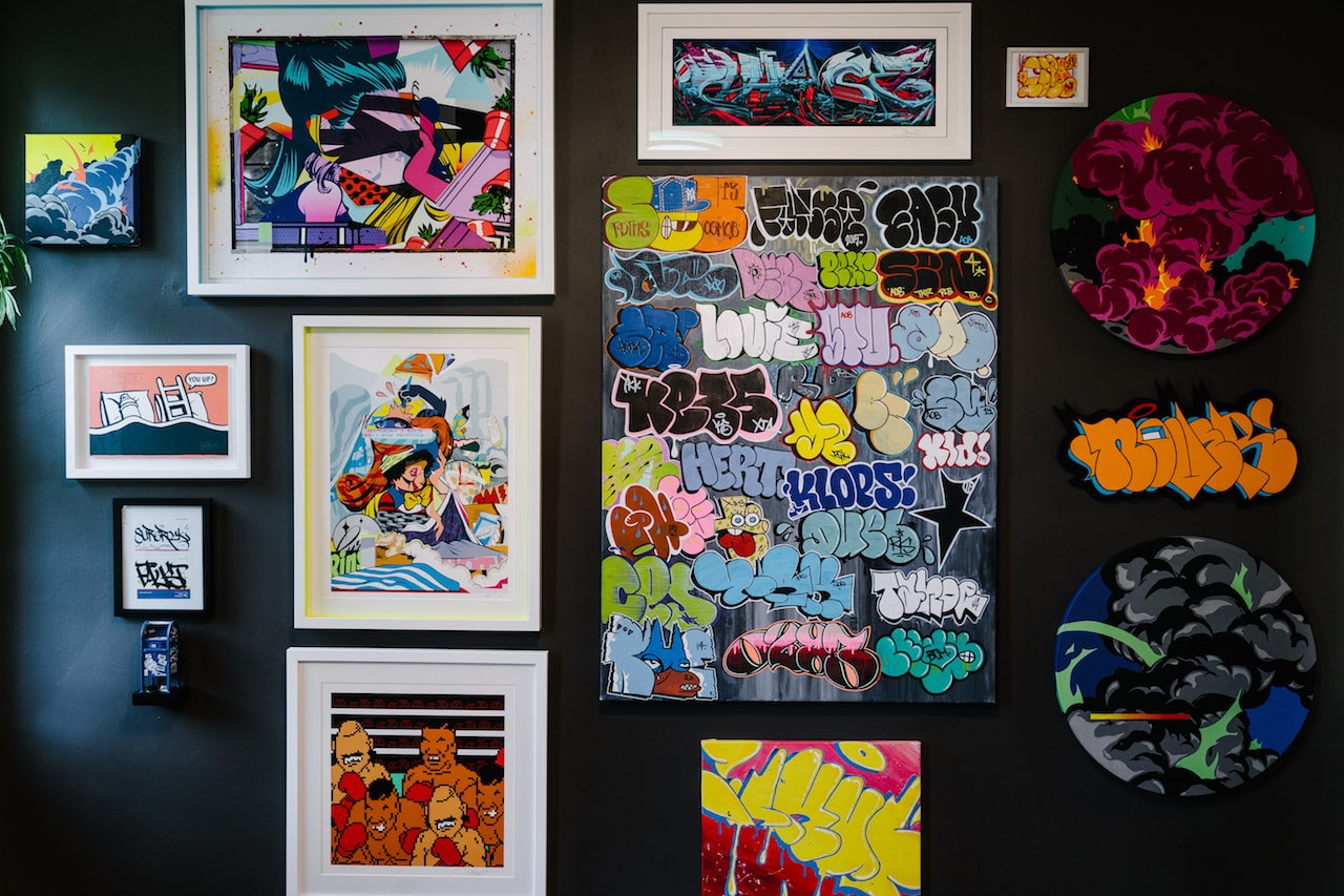 pen and paper nover interview graffiti street art kaws art collector contemporary art acrylic paintings