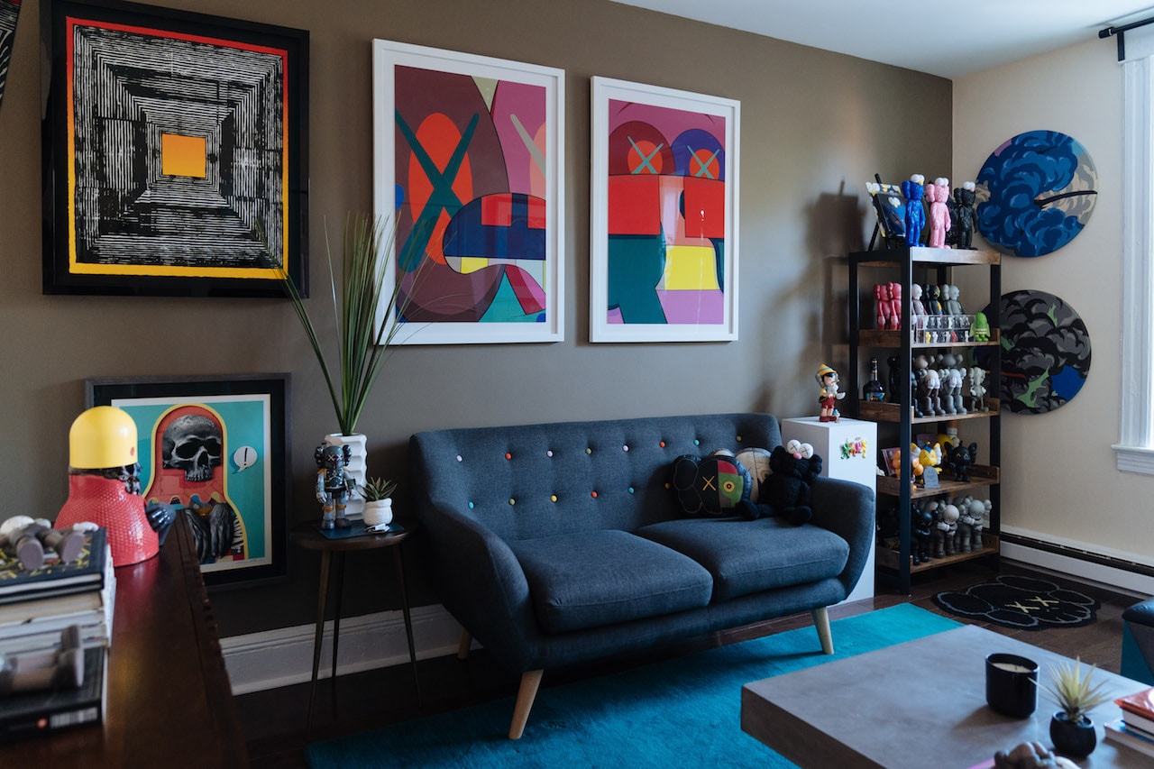 pen and paper nover interview graffiti street art kaws art collector contemporary art acrylic paintings