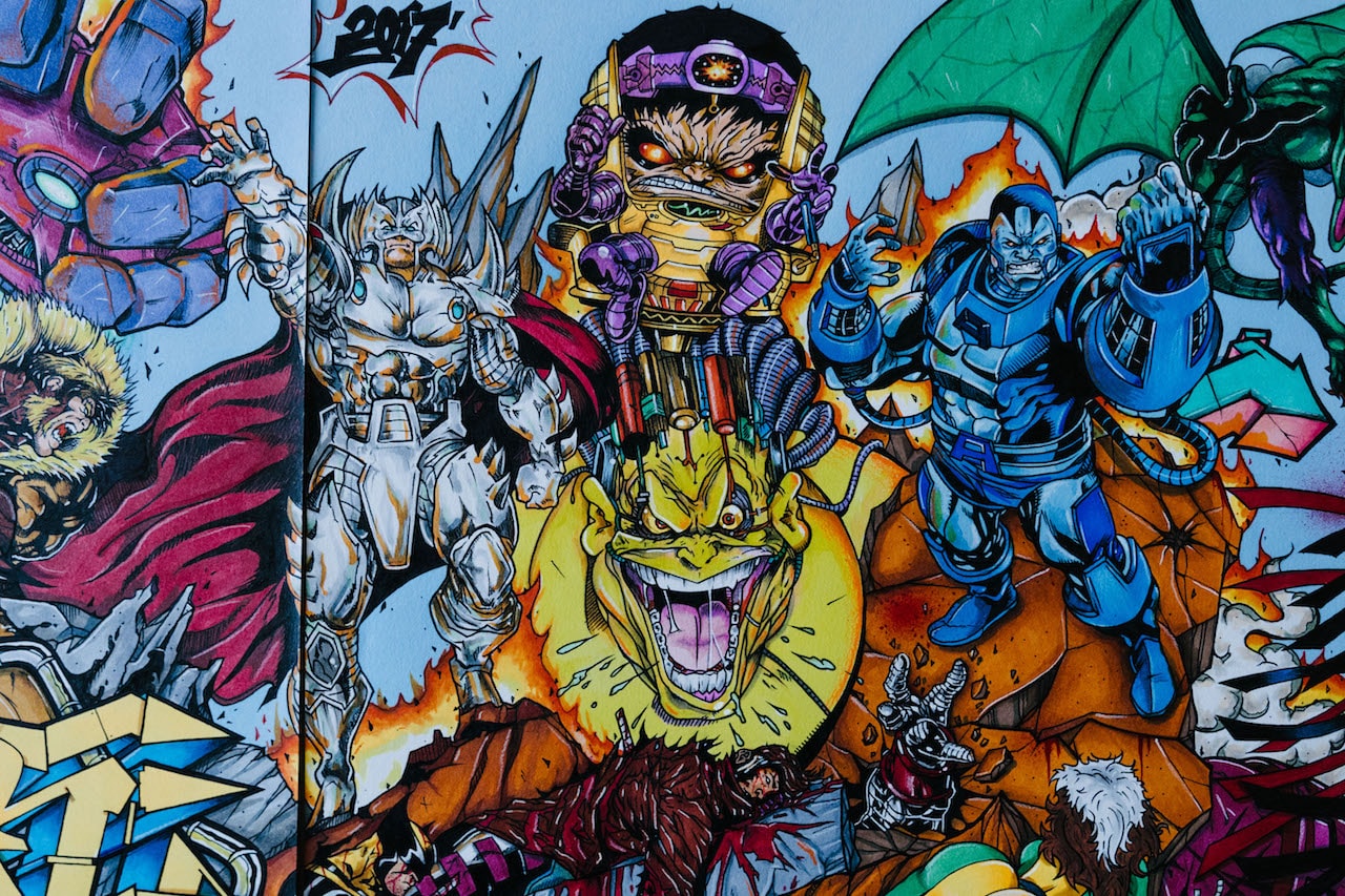 pen and paper nover interview graffiti street art kaws art collector contemporary art acrylic paintings