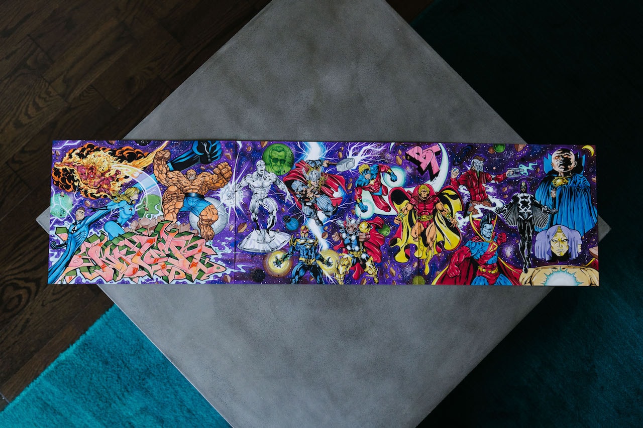 pen and paper nover interview graffiti street art kaws art collector contemporary art acrylic paintings