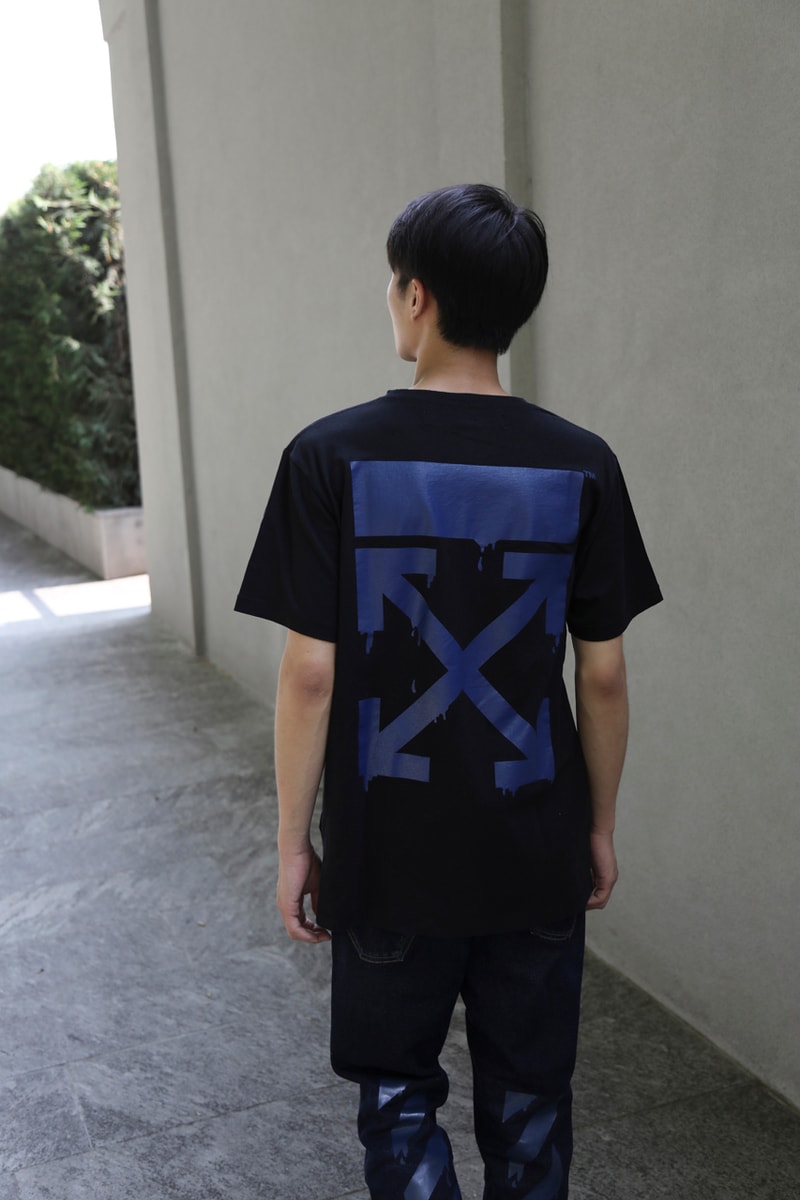 Off-White™ Hong Kong Exclusive Clothing Capsule fw19 fall winter 2019 lookbook collection drip logo dripping paint splatter
