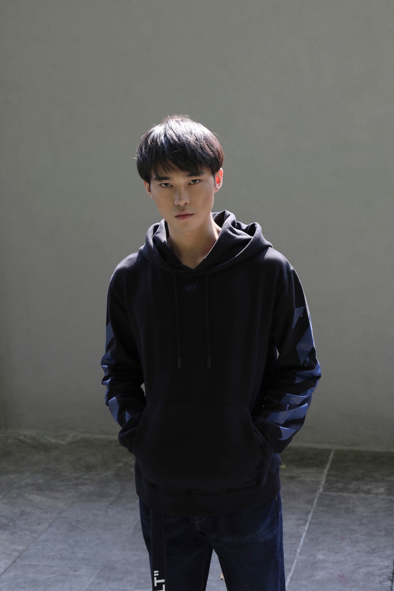 Off-White™ Hong Kong Exclusive Clothing Capsule fw19 fall winter 2019 lookbook collection drip logo dripping paint splatter