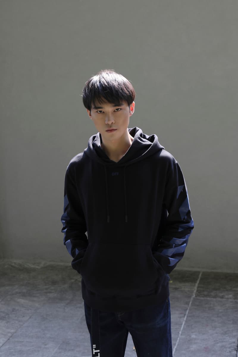 Off-White™ Hong Kong Exclusive Clothing Capsule fw19 fall winter 2019 lookbook collection drip logo dripping paint splatter