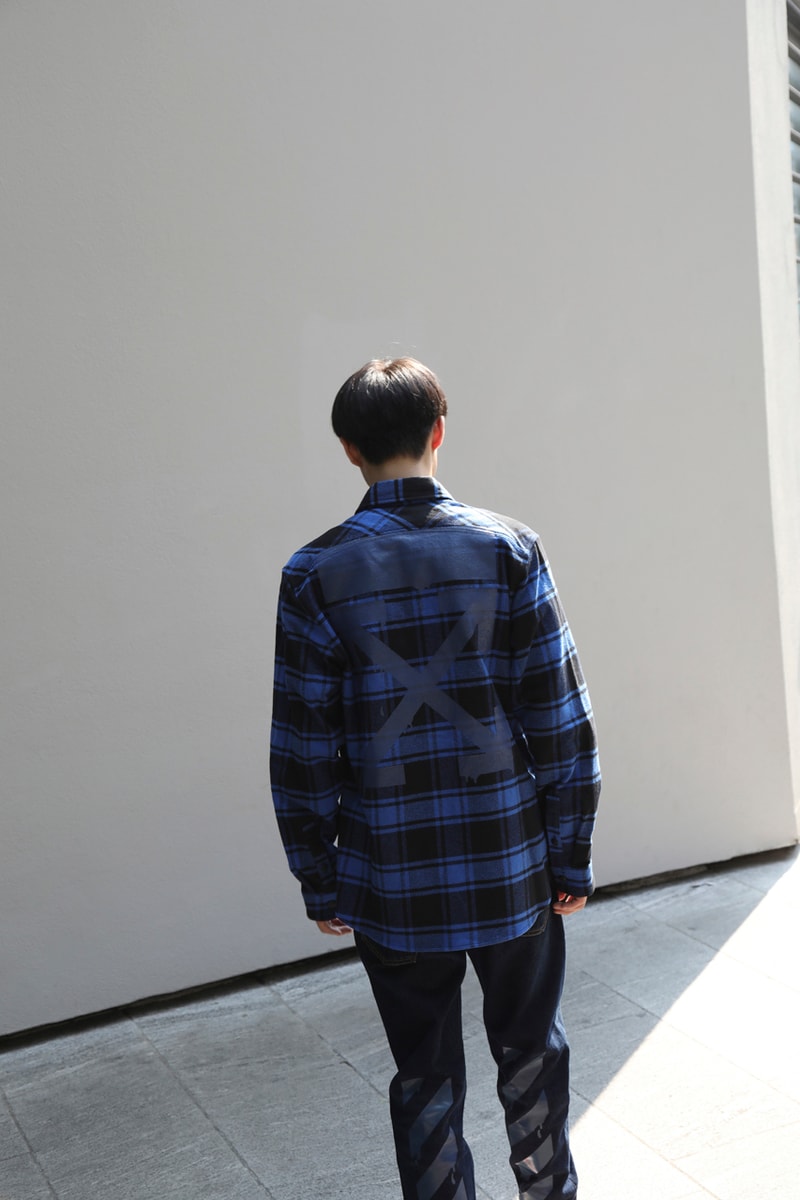 Off-White™ Hong Kong Exclusive Clothing Capsule fw19 fall winter 2019 lookbook collection drip logo dripping paint splatter