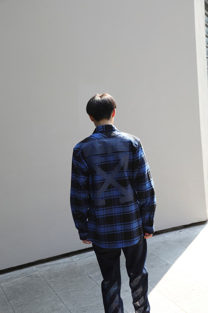Off-White™ Hong Kong Exclusive Clothing Capsule fw19 fall winter 2019 lookbook collection drip logo dripping paint splatter
